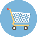 Shopping Cart Icon 64 x 64 px