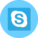 Skype Icon 128 x 128 px