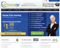 WebHostingPad Website