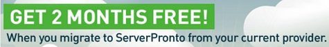 ServerPronto Dedicated Hosting - 2 months free!