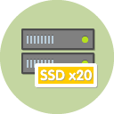 SSD x20 faster