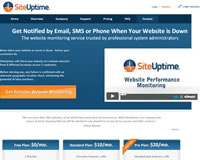 SiteUptime website